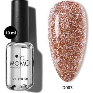 Disko Kalıcı Oje D003 Kahverengi 10 ml, Reflective Flash Gel Polish
