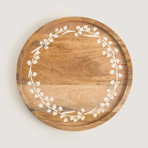 Fuchsia Sunum Tabağı 30 cm Natural