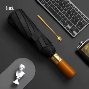 Sarıkaya Şemsiye Ahşap Saplı 10 Telli Luxury Şemsiye