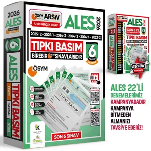 İnformal Yayınları 2026 ALES ÖSYM Tıpkı Basım Çıkmış Soru 6lı Deneme Paketi Video ve Dijital Çözümlü Türkiye Geneli