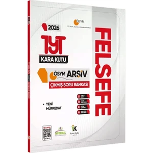 Karakutu Yayınları 2026 YKS TYT FELSEFENİN Kara Kutusu ÖSYM Çıkmış Soru Havuzu Bankası Dijital Çözümlü