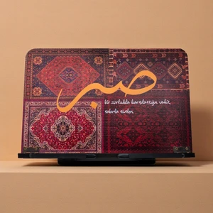 Ahşap Kitap Okuma Standı Masaüstü Ahşap Rahle