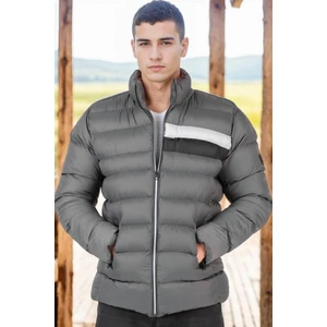 M8650 Dewberry Erkek Puffer Mont-Açık Antrasit