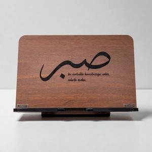 İsfahan TA Kitap Okuma Standı Masaüstü Ahşap Rahle