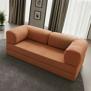 Yıkanır Silinir Pratik Kanepe 90X180 | Fitilli Kadife Kumaş Yer Yatağı & Koltuk