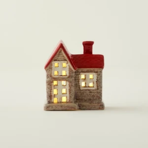 Bella Maison Home Yılbaşı Ledli Aydınlatma Kırmızı (10x7x12 cm)