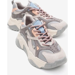 Lecce Mavi-Pudra Multi Kadın Spor Ayakkabı