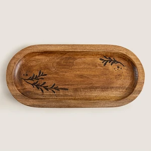 Oliva Sunum Tabağı 36X16.5CM Natural
