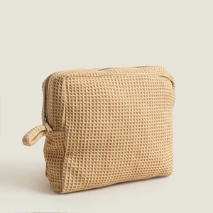 Tiarki Waffle Aksesuar Çantası 16.5X19CM Natural