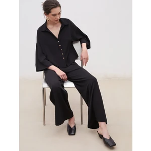 Crop Poplin Kadın Gömlek