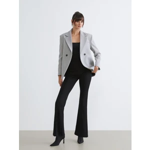 Yüksek Bel Ispanyol Paça Kadın Pantolon