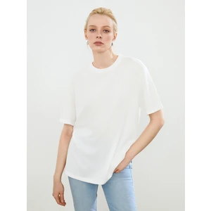 Bisiklet Yaka Kadın Tişört