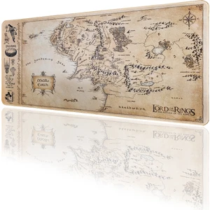 İyi Fikirler Lotr Yüzüklerin Efendisi Görünümlü Oyun Gaming Klavye Mouse Pad Kaymaz Taban Kenarları Dikişli Masa Matı 80X40 cm
