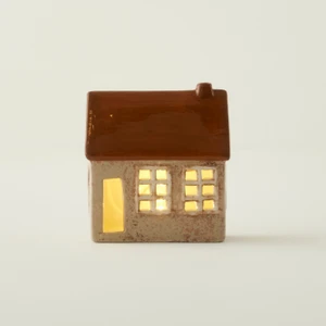 Bella Maison Home Yılbaşı Ledli Aydınlatma Kiremit (11x6x12 cm)