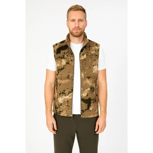 Erkek Gilet Rahat Kesim Kalın Polar Fleece Spor Yelek