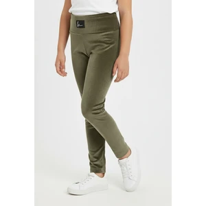 Armalı Kız Çocuk Kadife Tayt - 26K 02443