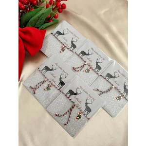 The Canelif Accessories 5’li Yeni Yıl Bileklik – Yılbaşı Hediyesi – Ayarlanabilir – Noel Charm – Hediye Paketli