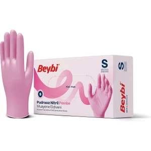 Pembe Nitril Eldiven