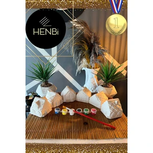 Ev (Mega) Taş Boyama Büst Figür Obje Boyama Taş Boyama Seti Xxl Boy Eğitici Ev Boyama