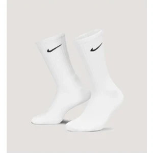 Unisex Cushioned SX5172-100 Crew X6  Uzun Çorap 42/46 - Beyaz - Standart