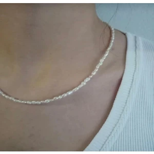 Sertifikalı Gerçek Arpa Inci Kolye