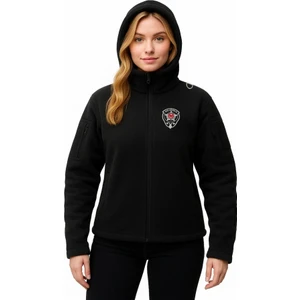 Kadın Kışlık Kalın Kapşonlu Nakış Işlemeli Özel Güvenlik Poları