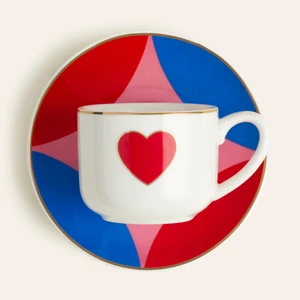 Zsa Zsa Zsu Luohu Porselen Kahve Seti 90 Ml Renkli