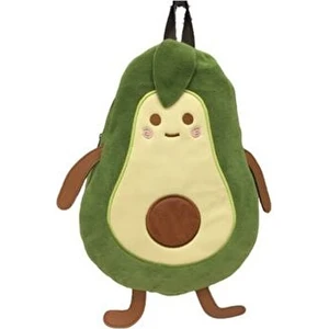 Çanta Sepetim Unisex Avokado Peluş Sırt Çantası