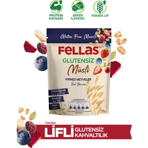 Glutensiz Müsli - Kırmızı Meyveli 270 gr