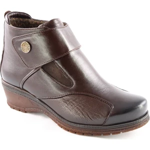 Kahve Kadın Bot 25651-K