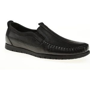 35201-H Alboy Siyah Erkek Hakiki Deri Ayakkabı