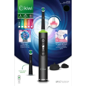 KTB-6540 Şarjlı Diş Fırçası | 5 Farklı Mod & LCD Ekran Beyaz