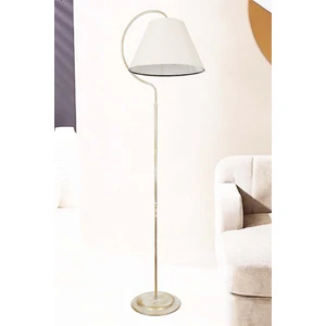 Venon Aydınlatma Venon Lambader Gold Lena Üçgen Krem Sarı Patine Krem Şapka