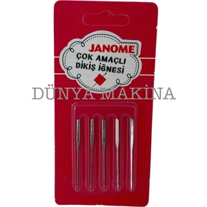 Janome Çok Amaçlı Dikiş Iğnesi 10/70 (5'li Adet)