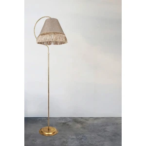 Venon Aydınlatma Lambader Çise Siyah Sarı Patine Abajur K.rengi Püsküllü