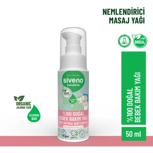 %100 Doğal Bebek Yağı Organik Jojoba Bakım Masaj Yağı Parafinsiz Bitkisel Vegan 50 ml