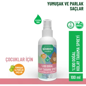 %100 Doğal Kolay Tarama Spreyi Çocuklar İçin Nemlendirici Hindistan Cevizi Yağlı 100 ml