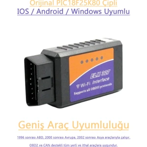 ELM 327 WiFi Araç Arıza Tespit Cihazı OBD2 v1.5