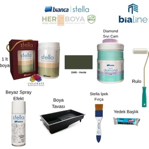 Stella Mutfak Boyama Seti - (Ekstra Korumalı Set) - Tüm Renkler