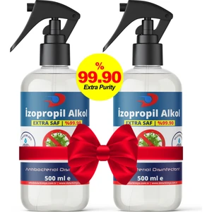 Dolar Kimya Saf Ipa Izopropıl Alkol - 1 Litre (2x500 mL)(Extra Saf %99.90,Dezenfektan,izopropanol,ipa)