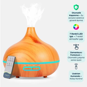 550 ml Otomatik Hava Nemlendirici Buhar Makinesi Oda Nemlendirici Aroma Difüzör