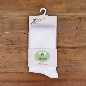 Organik Basic Külotlu Çorap Ekru