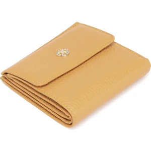 Sarı Hakiki Deri Kadın Cüzdan - S1CB00005627-H28