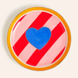 Zsa Zsa Zsu Luohu Porselen Tabak 10x10x1 Cm Renkli