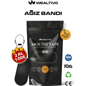 30’lu Ağız Bandı - Mouth Tape Uyku Ağız Kapama Bandı 2025 Yeni sürüm Premium