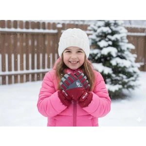 Miniko Kids Kitti 421-15 4-7 Yaş Kar Kayak Eldiveni