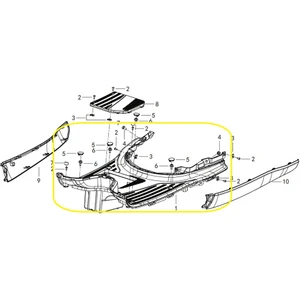 Qj LTM125 Ön Basamak Plastiği Kırmızı