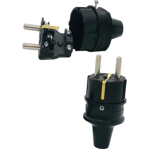 Topraklı Erkek Fiş Siyah