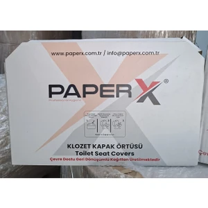 Paperx Klozet Kapak Örtüsü.çevre dostu.suda erime süresi 15 sn