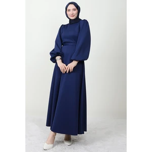 Giza Store Ronay Tesettür Elbise Lacivert